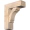 Ekena Millwork Merced Block Smooth Bracket w/ Offset Brace, Douglas Fir, 7 1/2"W x 22"D x 26"H BKT0806X22X26MRC05SDF - alternate 1